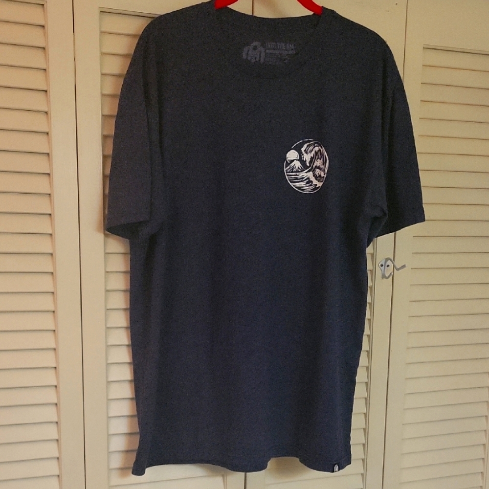 Men's Navy Blue Graphic T-Shirt